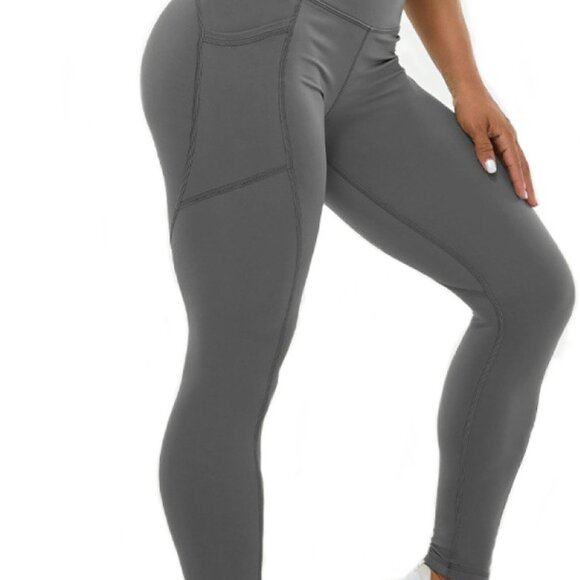 Karlygash Pants - High Waisted Leggings for Women - Buttery Soft Pants with Pockets